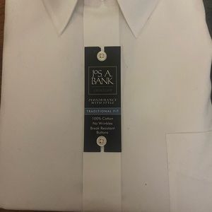 4 Brand new men’s Jos.A.Bank button downs and 1 new crewneck dress sweater